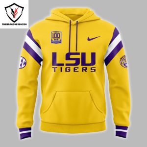 LSU Tigers 1924-2024 Logo Design Hoodie – Gold