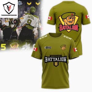 2024 North Bay Battalion Logo Design 3D T-Shirt