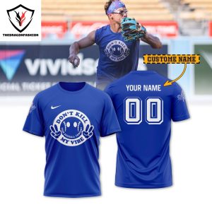 Personalized Los Angeles Dodgers My Vibe 3D T-Shirt