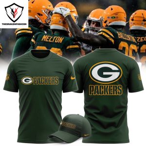 2024 Green Bay Packers Logo 3D T-Shirt – Green