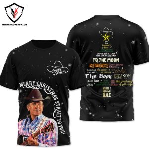 George Strait – Merry Christmas Strait To You 3D T-Shirt