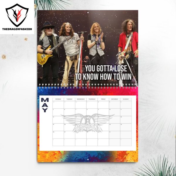 Aerosmith Happy New Year 2025 Calendar