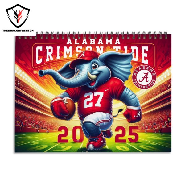 Alabama Crimson Tide Football 2025 Calendar