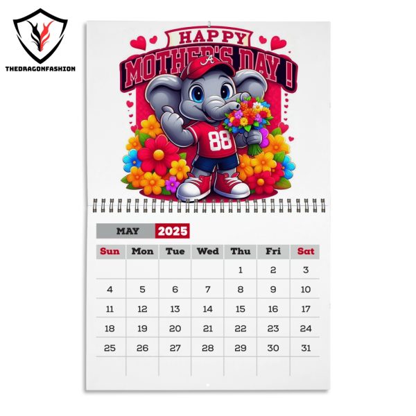 Alabama Crimson Tide Football 2025 Calendar