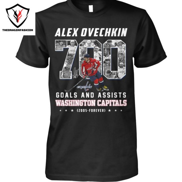 Alexander Ovechkin Washington Capitals Goals And Assists Signature Unisex T-Shirt