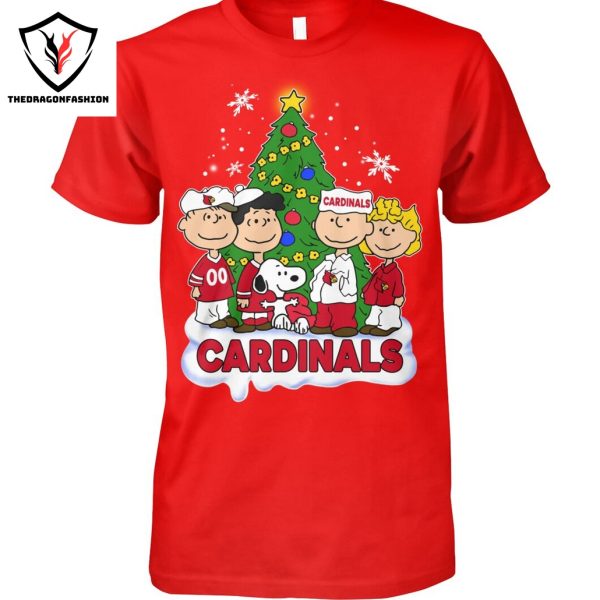 Arizona Cardinals x Snoopy Merry Christmas Unisex T-Shirt