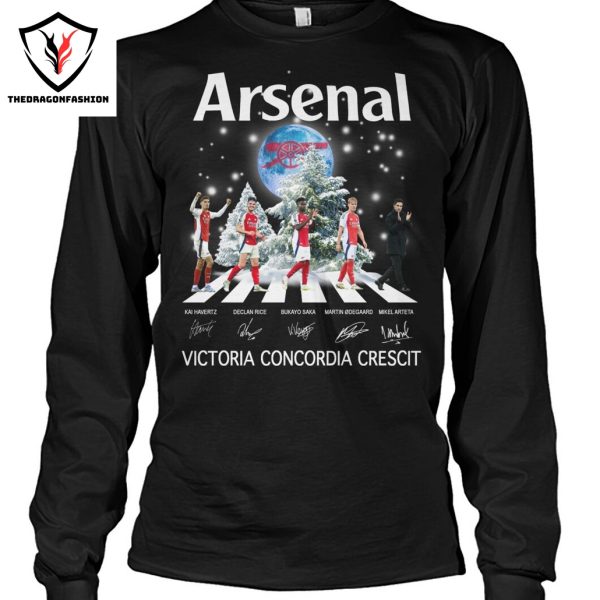 Arsenal Victoria Concordia Crescit Signature Unisex T-Shirt