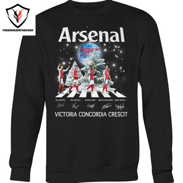 Arsenal Victoria Concordia Crescit Signature Unisex T-Shirt