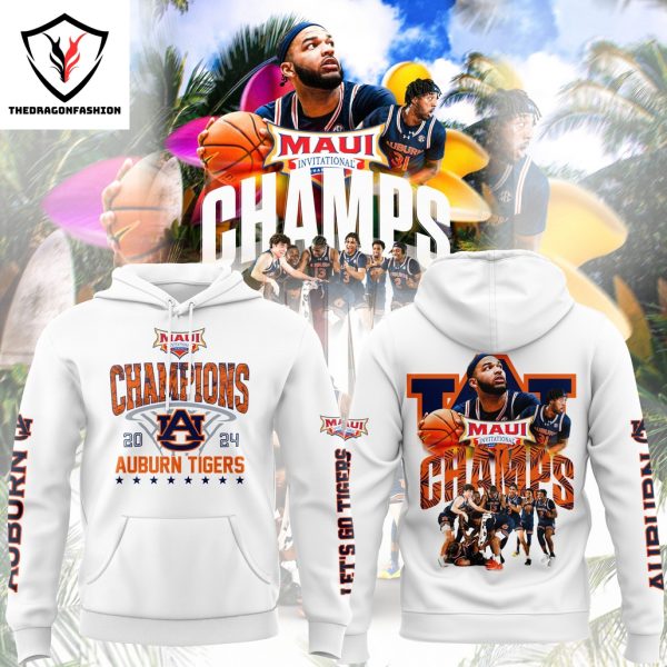 Auburn Tigers Champions Maui Invitational 2024 Hoodie