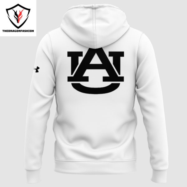 Auburn Tigers Decisively Engaged Design Hoodie – White