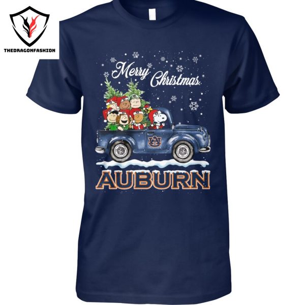 Auburn Tigers Merry Christmas Unisex T-Shirt