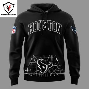 2024-2025 Houston Texans Logo Design Hoodie – Black