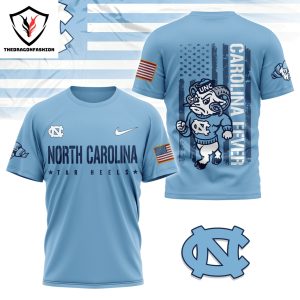 North Carolina Tar Heels – Carolina Fever 3D T-Shirt