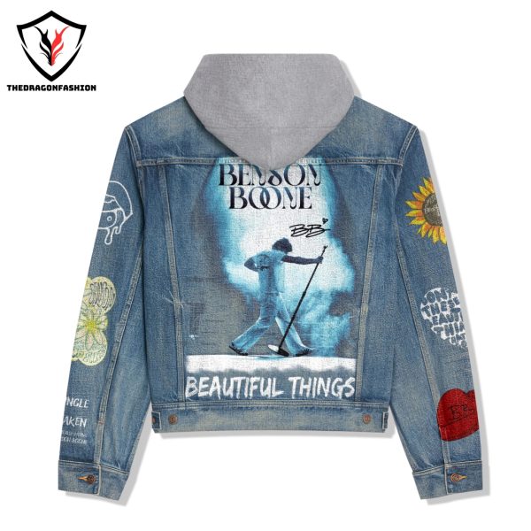 Benson Boone Beautiful Things Hooded Denim Jacket