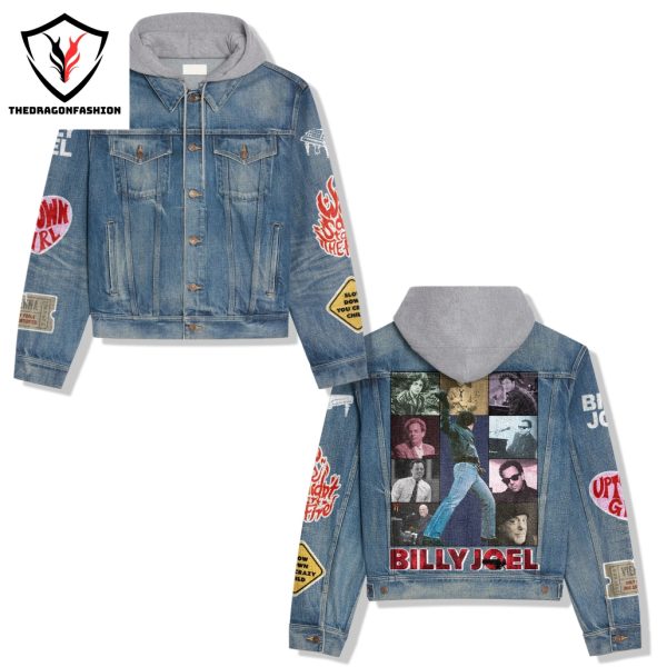 Billy Joel Uptown Girl Hooded Denim Jacket