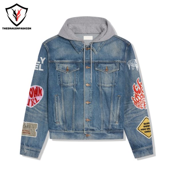 Billy Joel Uptown Girl Hooded Denim Jacket