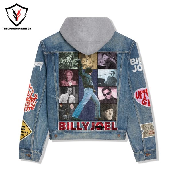 Billy Joel Uptown Girl Hooded Denim Jacket