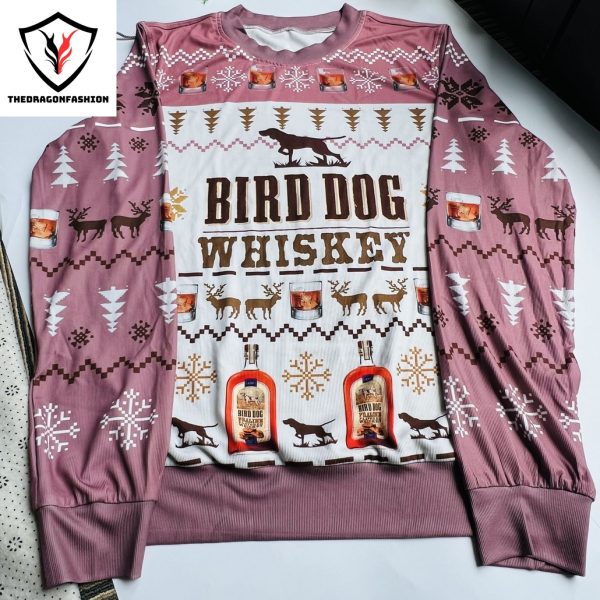 Bird Dog Blackberry Whiskey Ugly Christmas Sweater