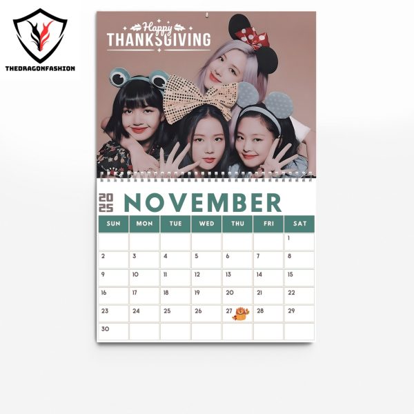 Blackpink Happy New Year 2025 Calendar