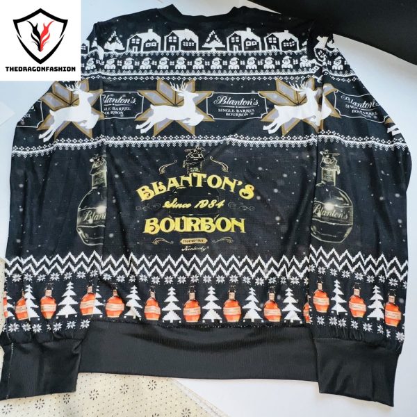 Blanton Bourbon Ugly Christmas Sweater