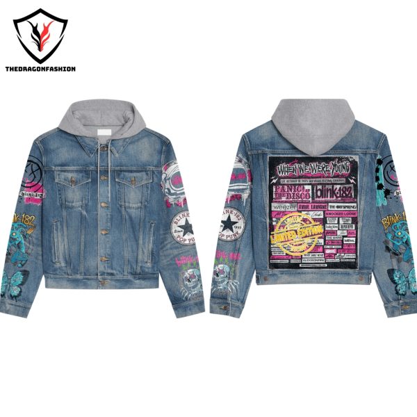 Blink-182 When We Were Young Hooded Denim Jacket