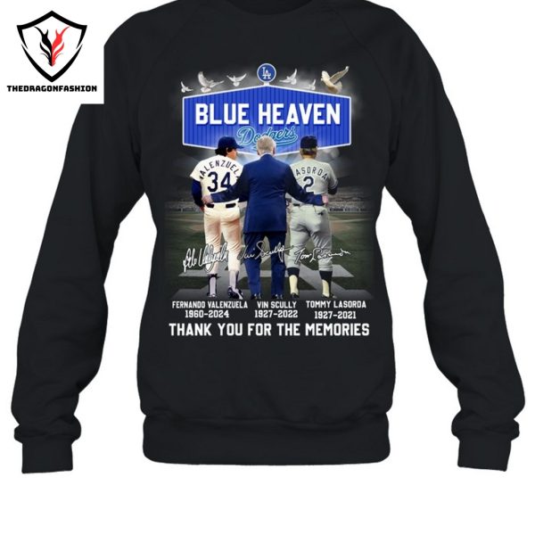 Blue Heaven Los Angeles Dodgers Signature Thank You For The Memories Unisex T-Shirt