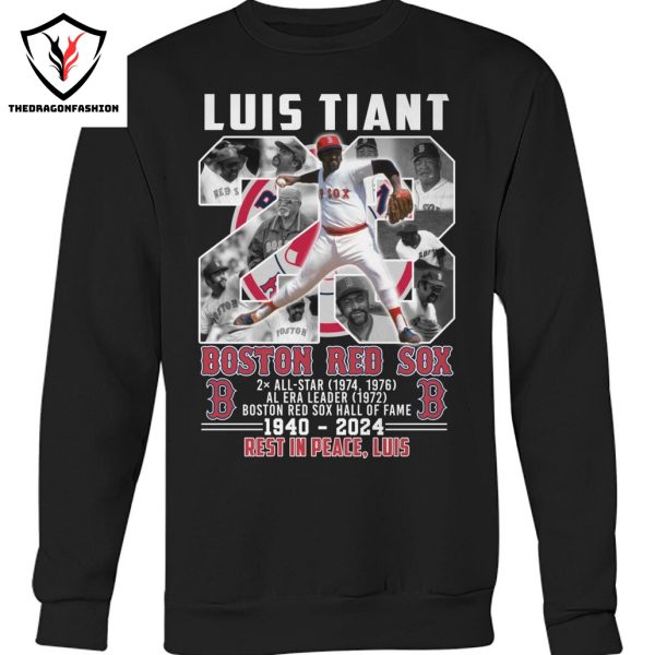 Boston Red Sox Luis Tiant 1940-2024 Rest In Peace, Luis Unisex T-Shirt