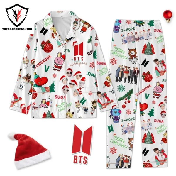 BTS Christmas Jungkook – Jin – Suga – V – RM – J Hope – Jimin Pajamas Set