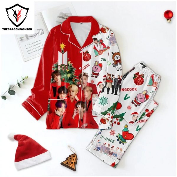 BTS Happy Holliday Pajamas Set