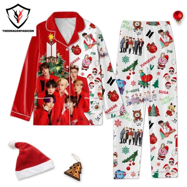 BTS Happy Holliday Pajamas Set