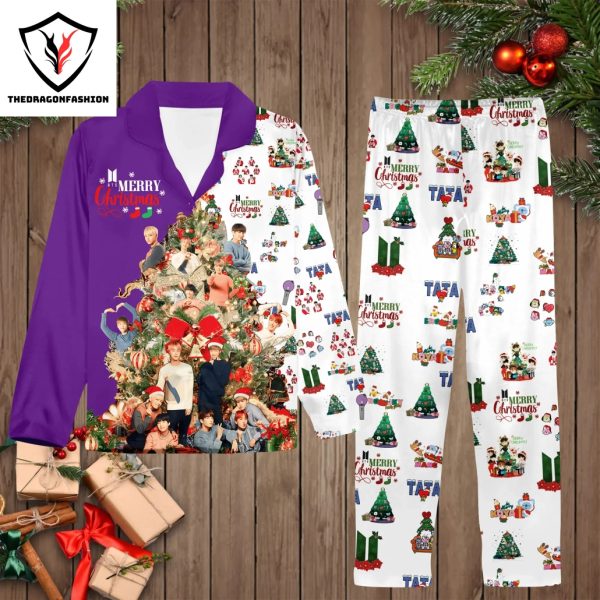 BTS Merry Christmas Design Pajamas Set