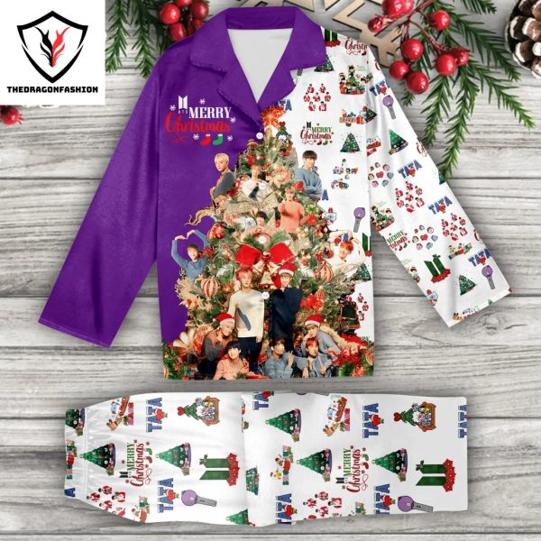 BTS Merry Christmas Design Pajamas Set