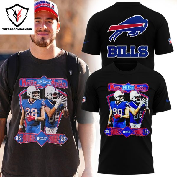 Buffalo Bills Double Trouble Dawson Knox x Dalton Kincaid 3D T-Shirt