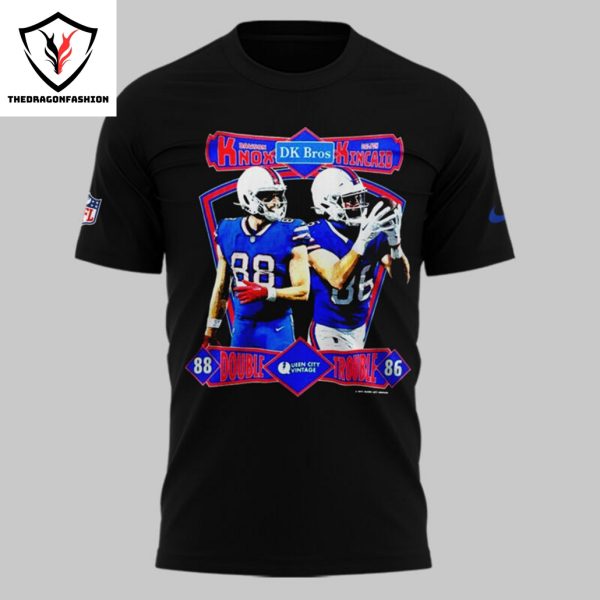 Buffalo Bills Double Trouble Dawson Knox x Dalton Kincaid 3D T-Shirt