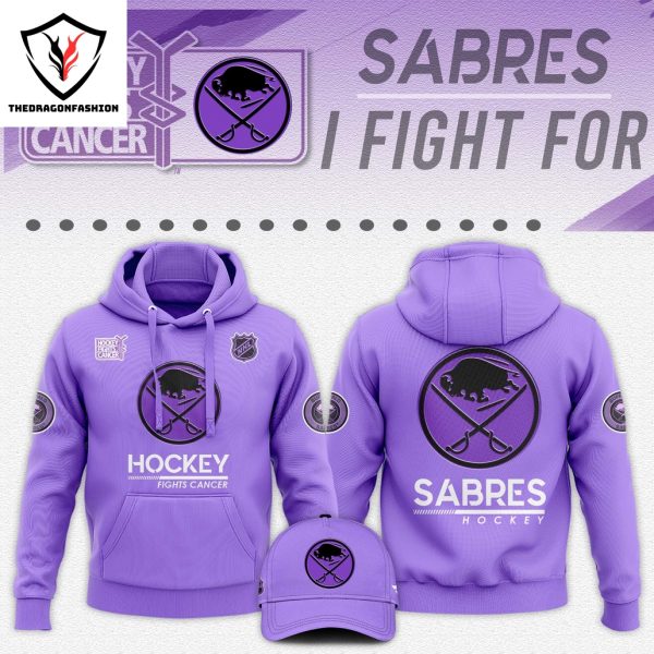 Buffalo Sabres Hockey Fights Cancer Hoodie