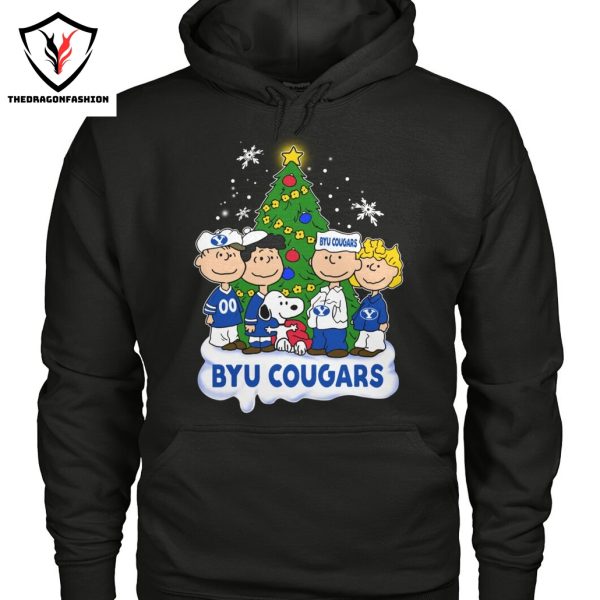 BYU Cougars x Snoopy Merry Christmas Unisex T-Shirt