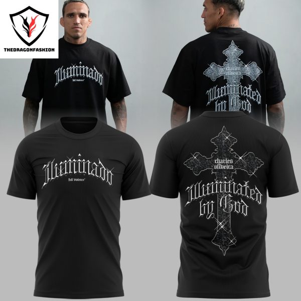 Charles Oliveira Illuminated By God 3D T-Shirt