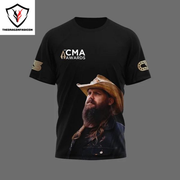 Chris Stapleton Male Vocalist Of The Year CMA Awards Signature 3D T-Shirt