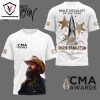 George Strait 58th CMA Awards Willie Nelson Lifetime Achievement Award 3D T-Shirt