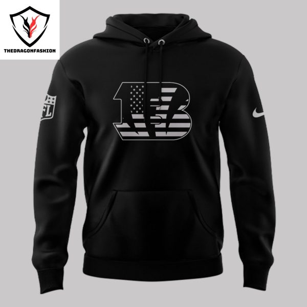 Cincinnati Bengals Logo Design Black Hoodie