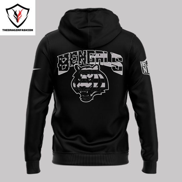 Cincinnati Bengals Logo Design Black Hoodie