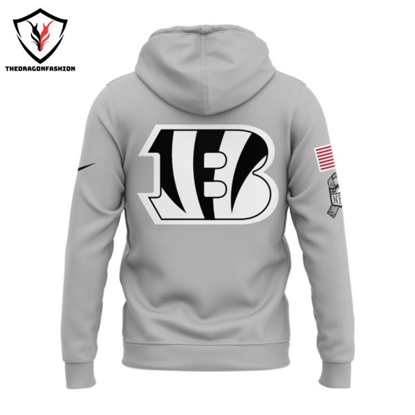 Cincinnati Bengals Salute To Serviec Hoodie – Grey