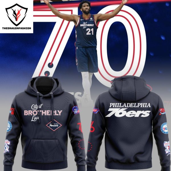 City Of Brotherly Love – Philadelphia 76ers Basketball Hoodie