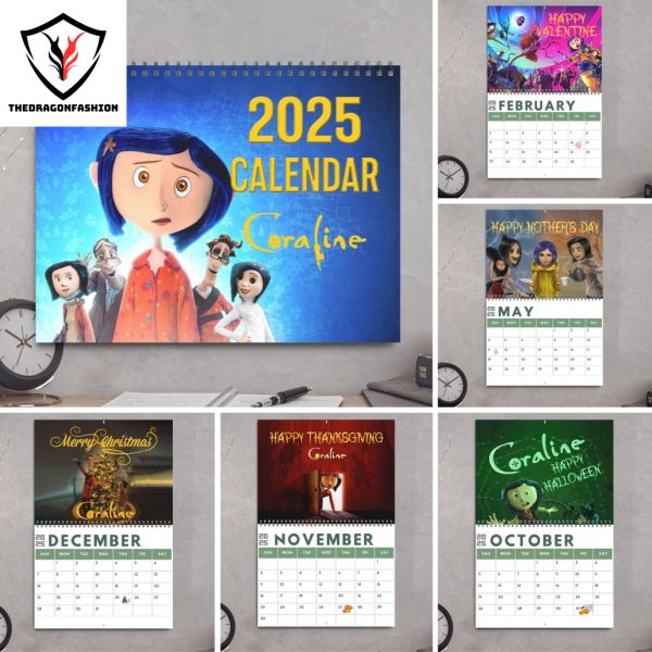 Coraline New Year 2025 Calendar