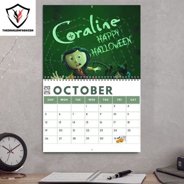 Coraline New Year 2025 Calendar