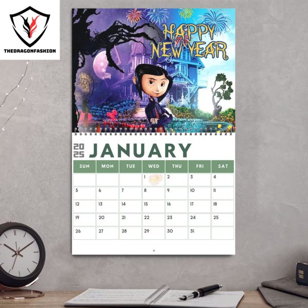 Coraline New Year 2025 Calendar