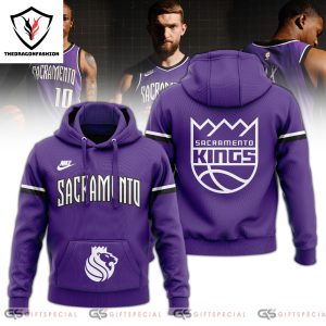 2024-2025 Sacramento Kings Basketball Hoodie – Purple