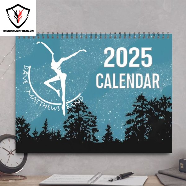 Dave Matthews Band Happy New Year 2025 Calendar