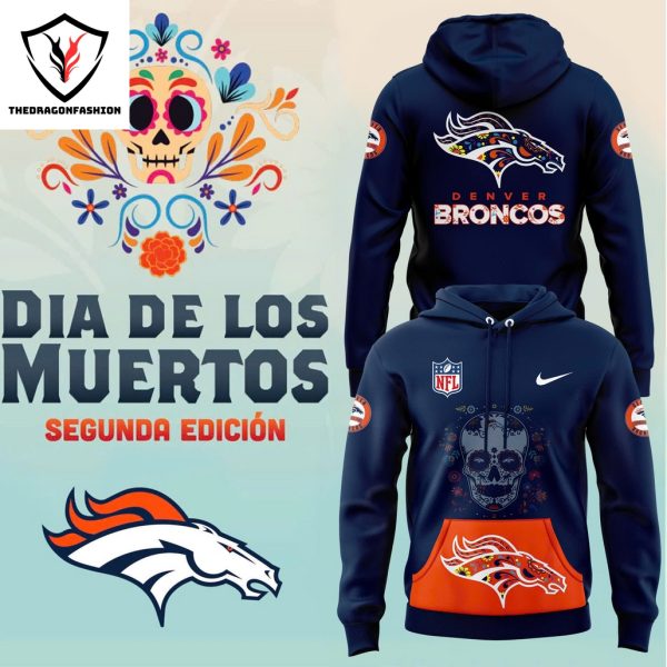 Denver Broncos 2024 Dia De Los Muertos Hoodie