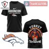 Houston Texans Happy Thanksgiving – Turkey And Touchdowns 3D T-Shirt